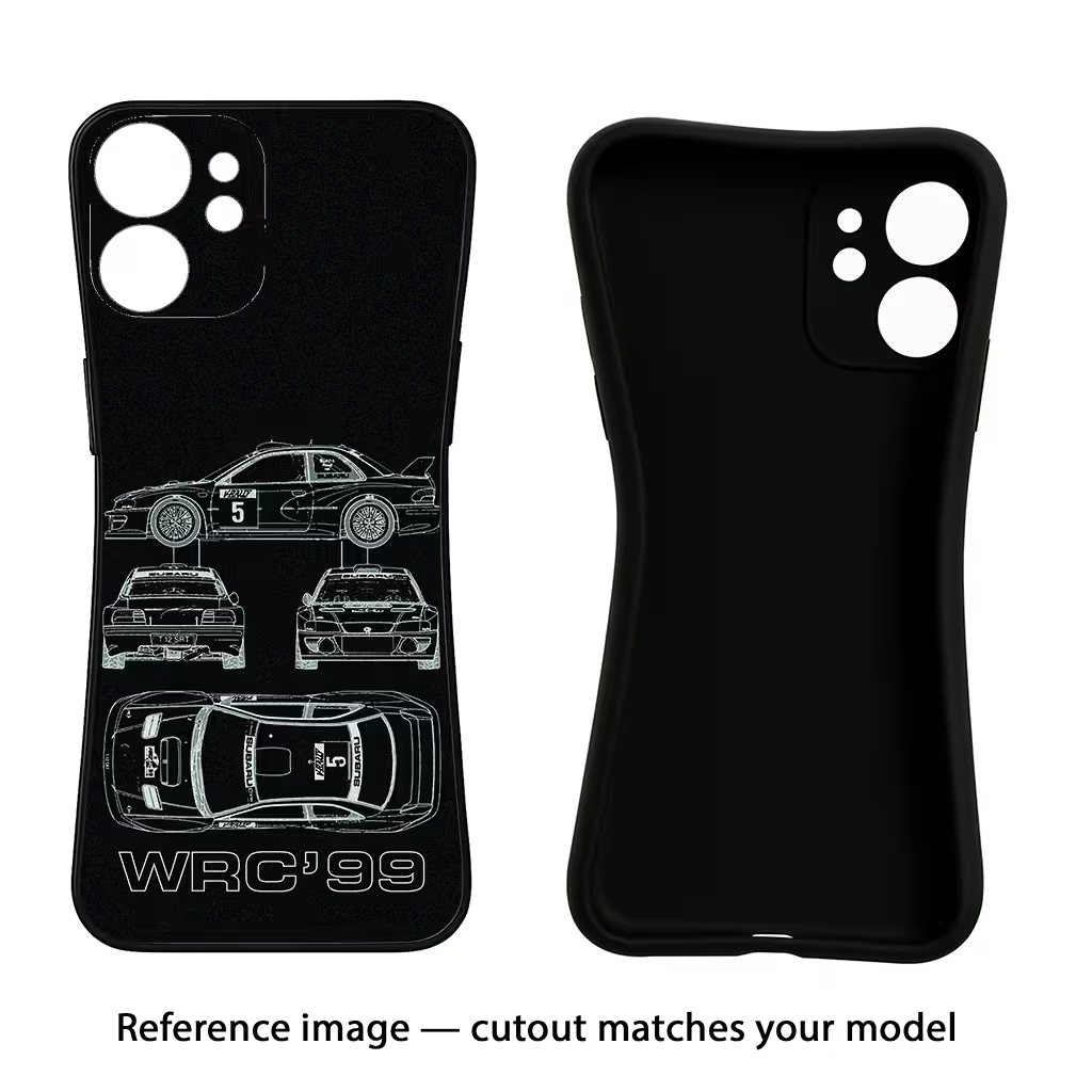 WRC'99 Samsung Note 20 Black Soft Case Back Cover by Casekaro
