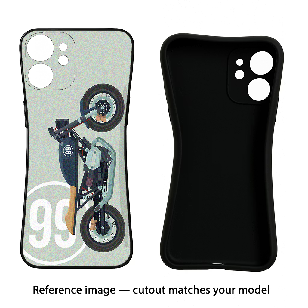 Classic Cafe Racer 99 Realme 15 Pro Black Soft Case Back Cover by Casekaro