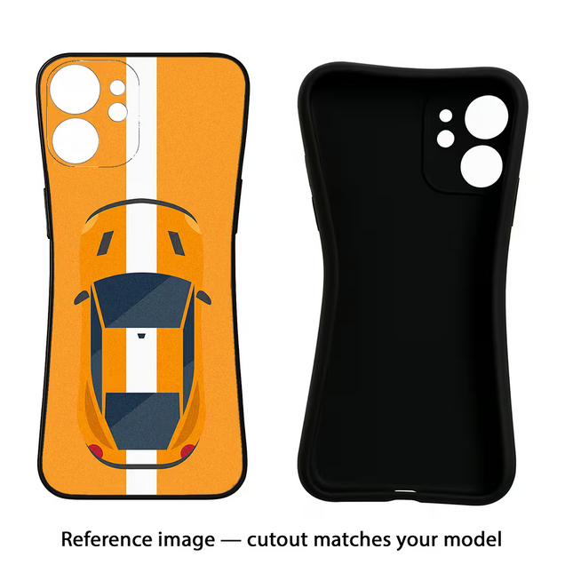 Highway Pursuit iPhone 16e Black Soft Case Back Cover by Casekaro