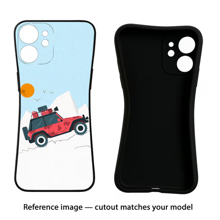 Mountain Trail Beast iPhone 16e Black Soft Case Back Cover by Casekaro
