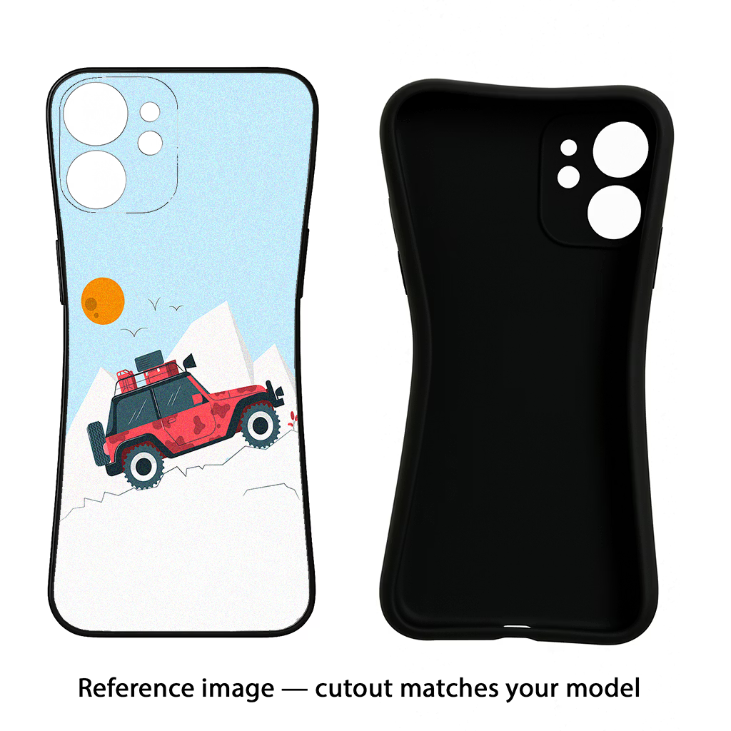 Mountain Trail Beast Xiaomi 14 Civi Black Soft Case Back Cover by Casekaro