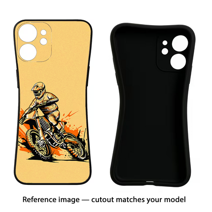 Off-Road Fury iPhone 16e Black Soft Case Back Cover by Casekaro