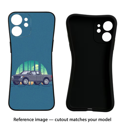 Retro Garage Vibe Oppo Reno12 5G Black Soft Case Back Cover by Casekaro