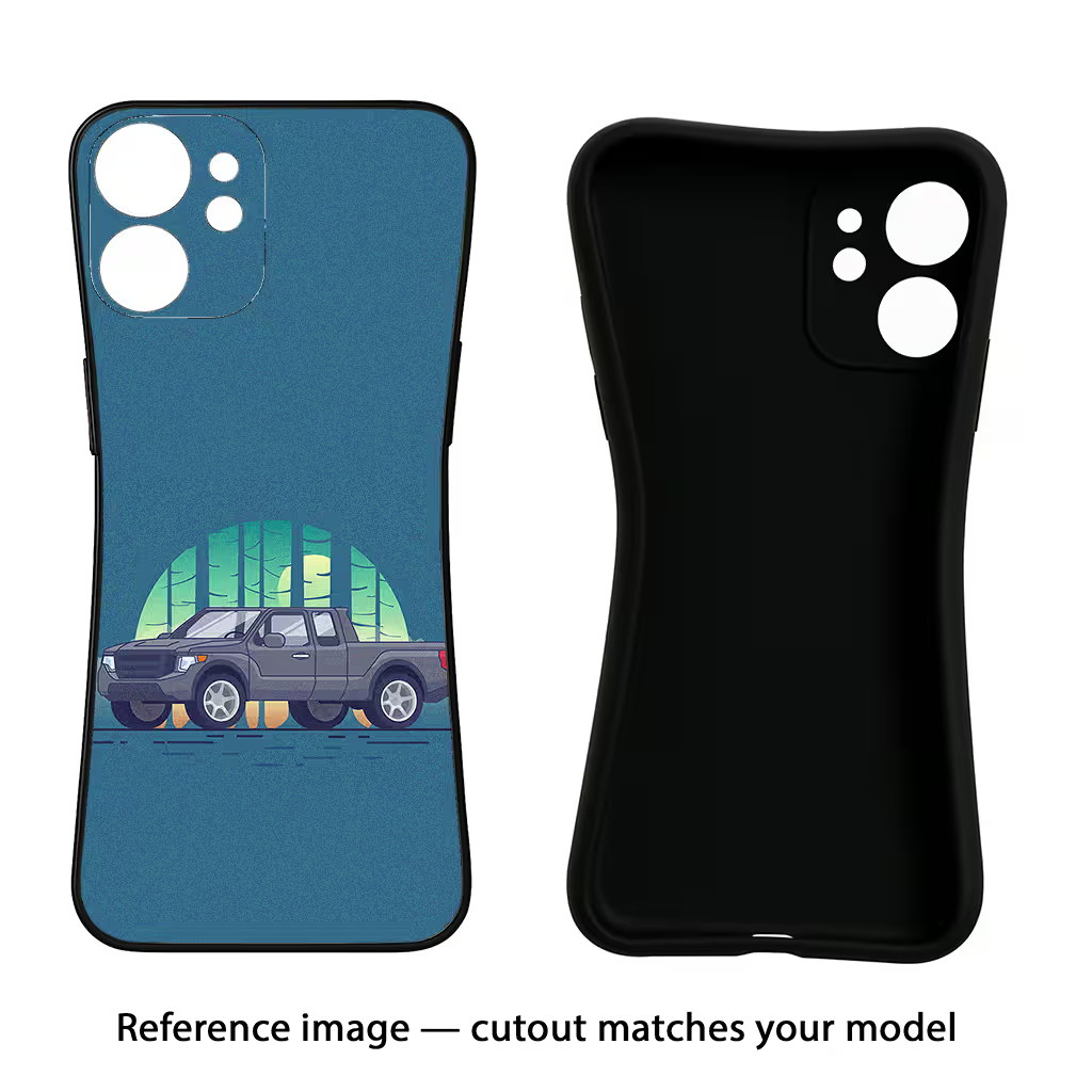 Retro Garage Vibe Poco X4 Pro Black Soft Case Back Cover by Casekaro