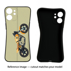 Vertical Speedster Realme GT 6 Black Soft Case Back Cover by Casekaro