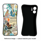 Aquarius Zodiac Poco X6 Black Soft Case Back Cover by Casekaro