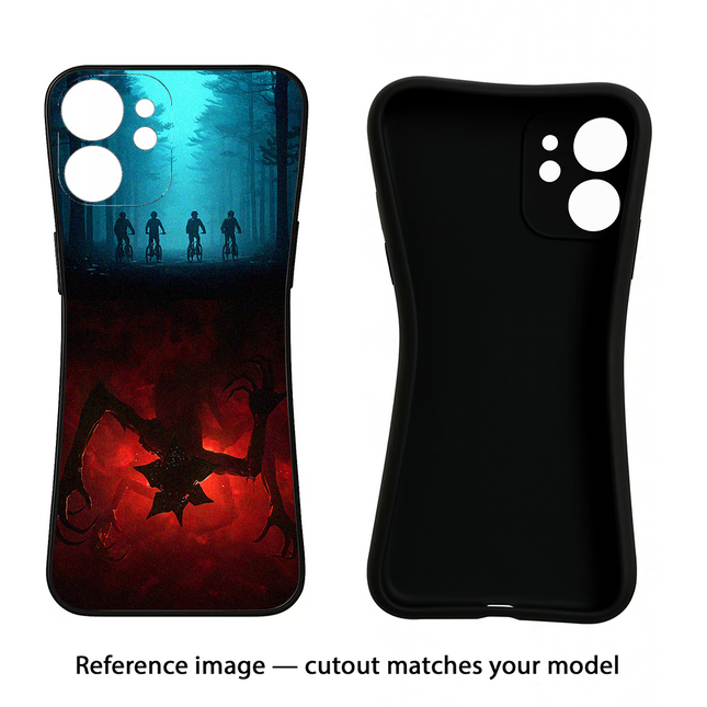 Ordinary Things Downside Up Vivo Y16 Black Soft Case Back Cover by Casekaro