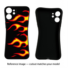 Side Sweep Flames Google Pixel 9 Pro XL Black Soft Case Back Cover by Casekaro