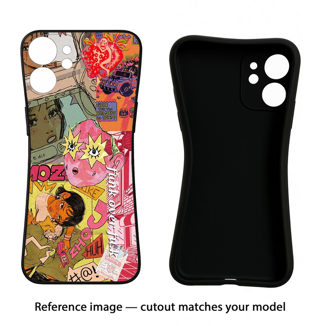Funkover iPhone 16e Black Soft Case Back Cover by Casekaro