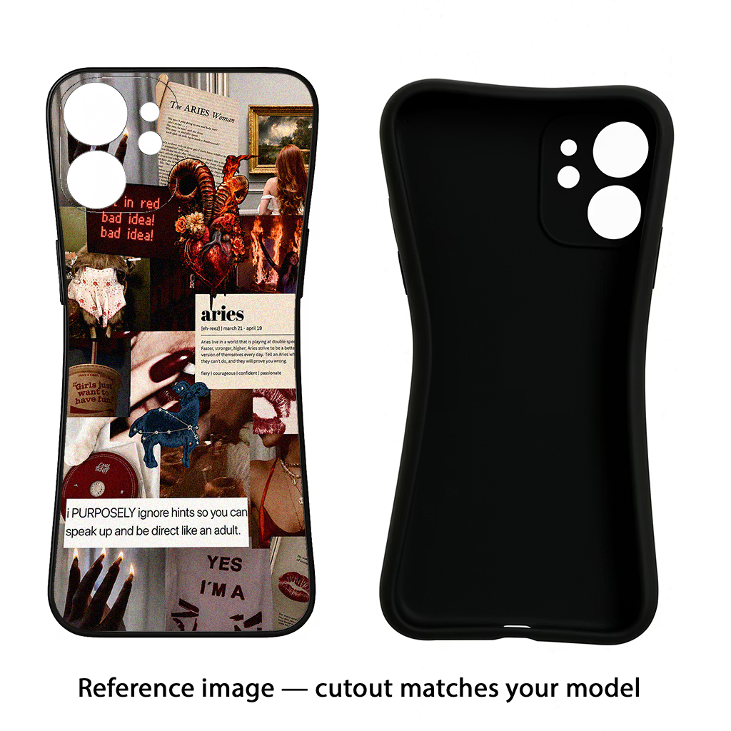 Zodiac Aries Oppo F31 Pro 5G Black Soft Case Back Cover by Casekaro
