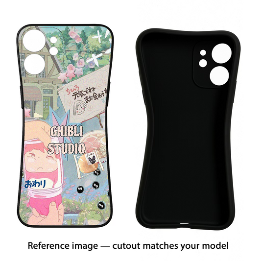 Studio Ghibli Nothing Phone 3 Black Soft Case Back Cover by Casekaro