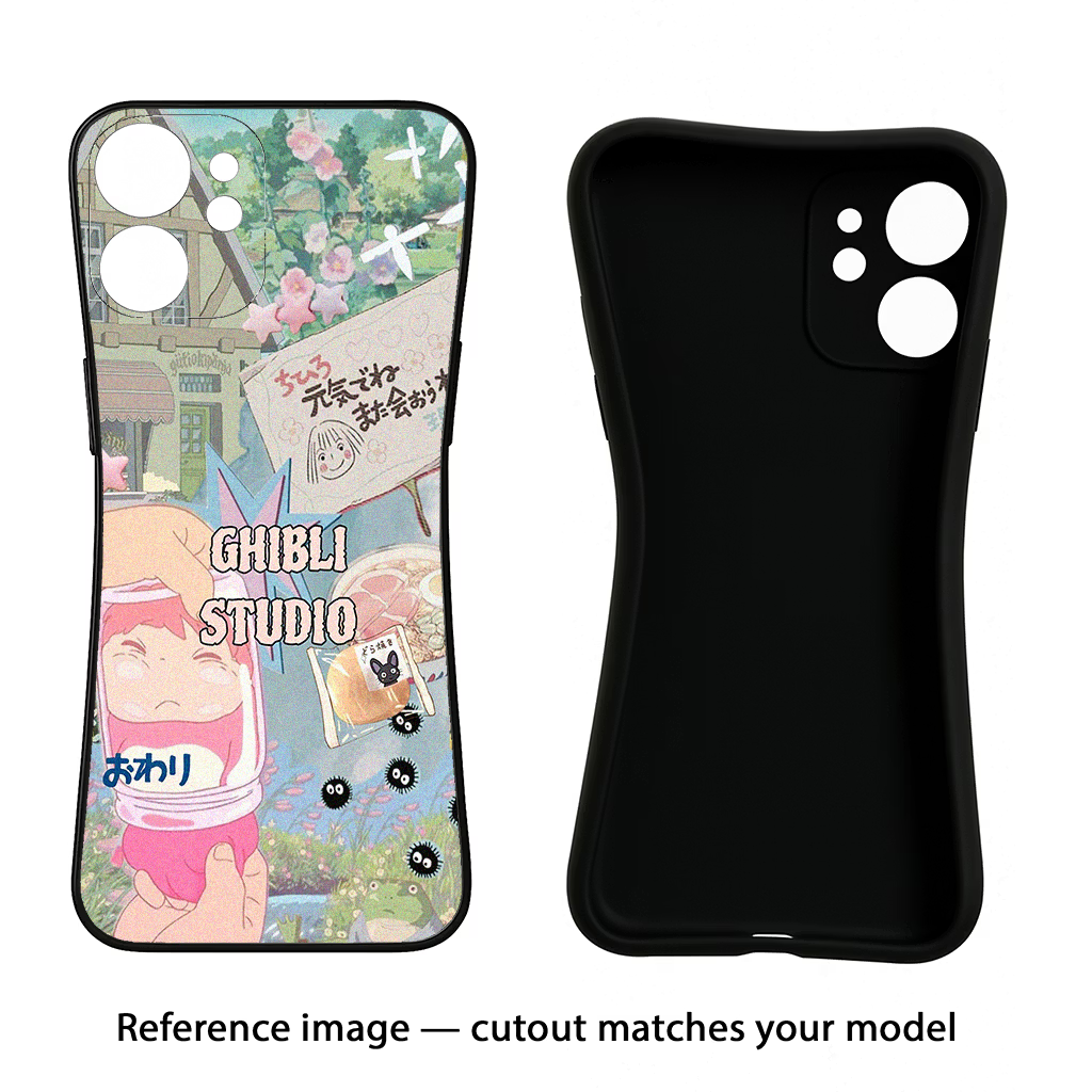 Studio Ghibli Samsung A33 5G Black Soft Case Back Cover by Casekaro