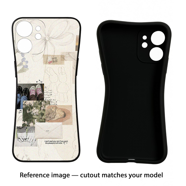 Soft Aesthetic iPhone 16e Black Soft Case Back Cover by Casekaro