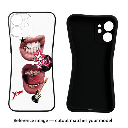 Rockstar iPhone 16e Black Soft Case Back Cover by Casekaro