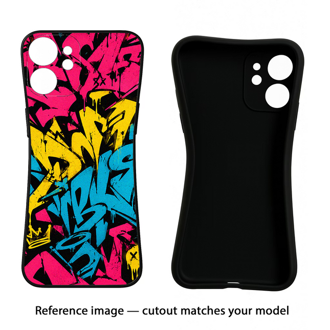 Graffiti Vibe Moto Edge 40 Neo Black Soft Case Back Cover by Casekaro