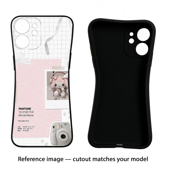 Pantone Asthetic iPhone 16e Black Soft Case Back Cover by Casekaro