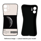 Moon Phase Realme GT 6 Black Soft Case Back Cover by Casekaro