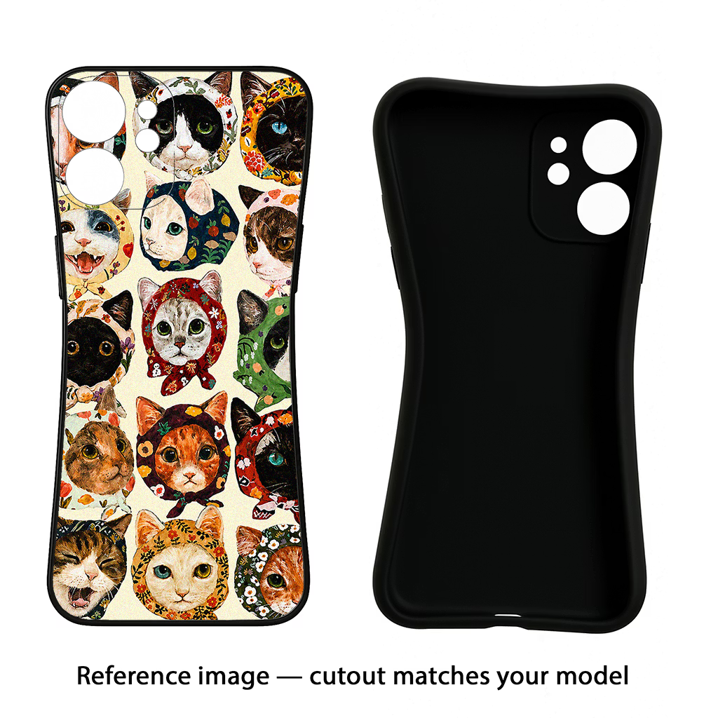Cool Cat Samsung Note 20 Black Soft Case Back Cover by Casekaro