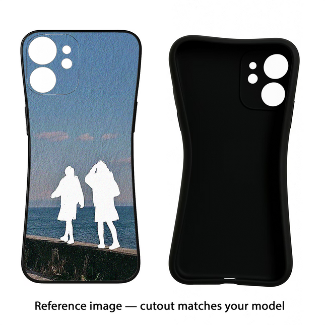 Coastal Dream Vivo Y16 Black Soft Case Back Cover by Casekaro