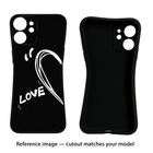 Love Line Google Pixel 9 Pro XL Black Soft Case Back Cover by Casekaro