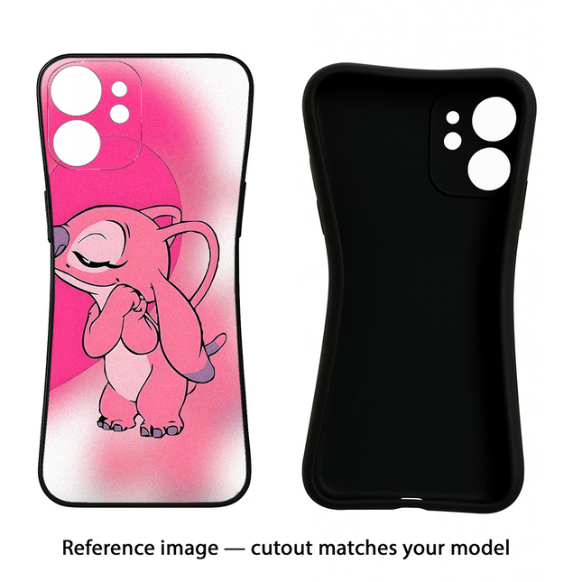 Angel Hug iPhone 16e Black Soft Case Back Cover by Casekaro
