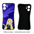 Star Glow Redmi Note 12 Pro 5G Black Soft Case Back Cover by Casekaro