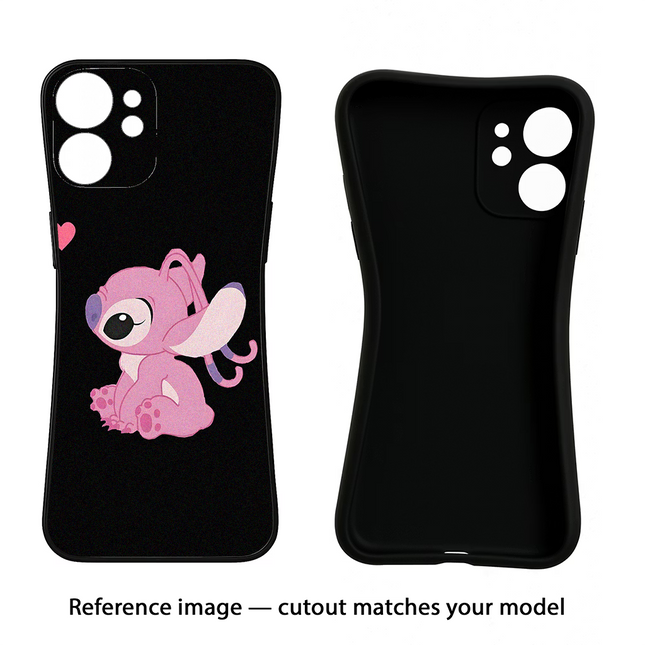 Angel Crush iPhone 16e Black Soft Case Back Cover by Casekaro