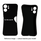 This World IQOO Z6 Lite 5G Black Soft Case Back Cover by Casekaro