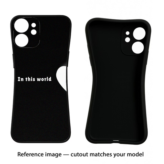 This World Realme GT 7 Pro Black Soft Case Back Cover by Casekaro