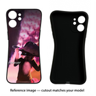 Forever Cat Realme GT 6 Black Soft Case Back Cover by Casekaro