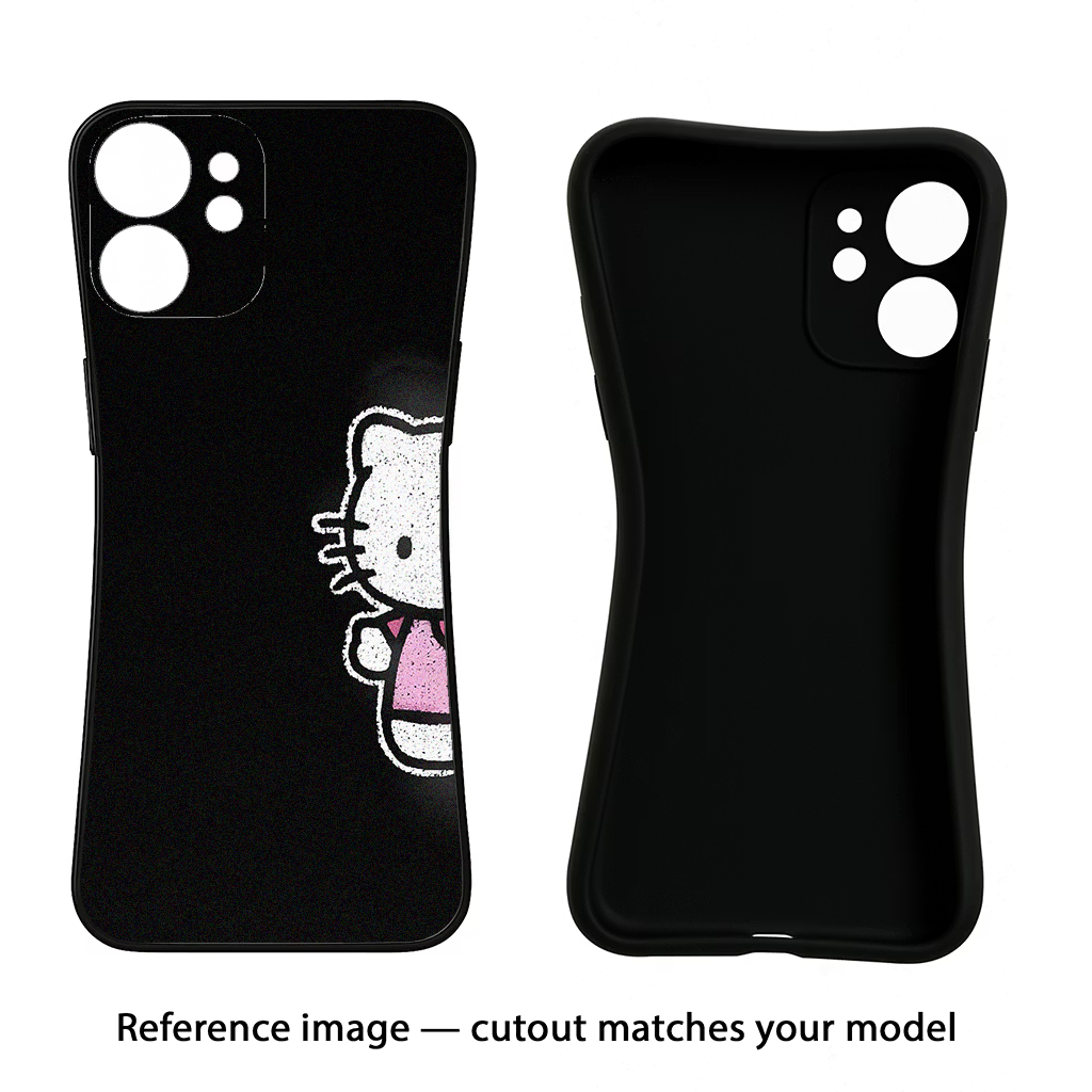 Kitty Charm Redmi Note 10 Pro Max Black Soft Case Back Cover by Casekaro