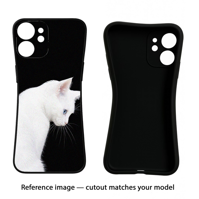 Snow Gaze Vivo Y16 Black Soft Case Back Cover by Casekaro