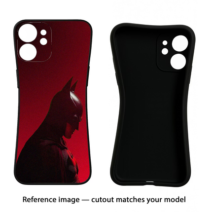 Dark Knight Vivo Y16 Black Soft Case Back Cover by Casekaro