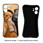 Gamer Cat Energy Moto Edge 30 Fusion Black Soft Case Back Cover by Casekaro