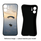 Skydiving Cow Nothing Phone 3 Black Soft Case Back Cover by Casekaro