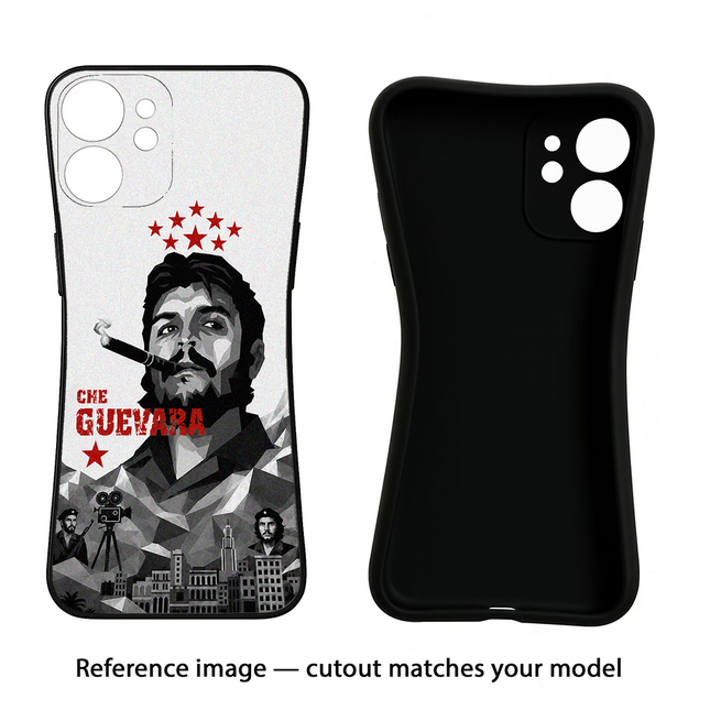 Che Guevara Iconic Redmi Note 12 Pro 5G Black Soft Case Back Cover by Casekaro
