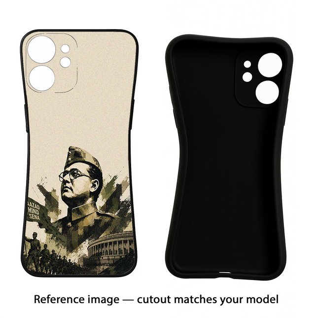 Netaji Rising CMF by Nothing Phone 2 Pro Black Soft Case Back Cover by Casekaro
