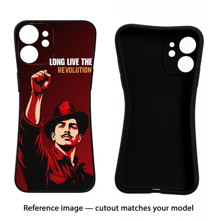 Bhagat Singh Revolution CMF by Nothing Phone 2 Pro Black Soft Case Back Cover by Casekaro