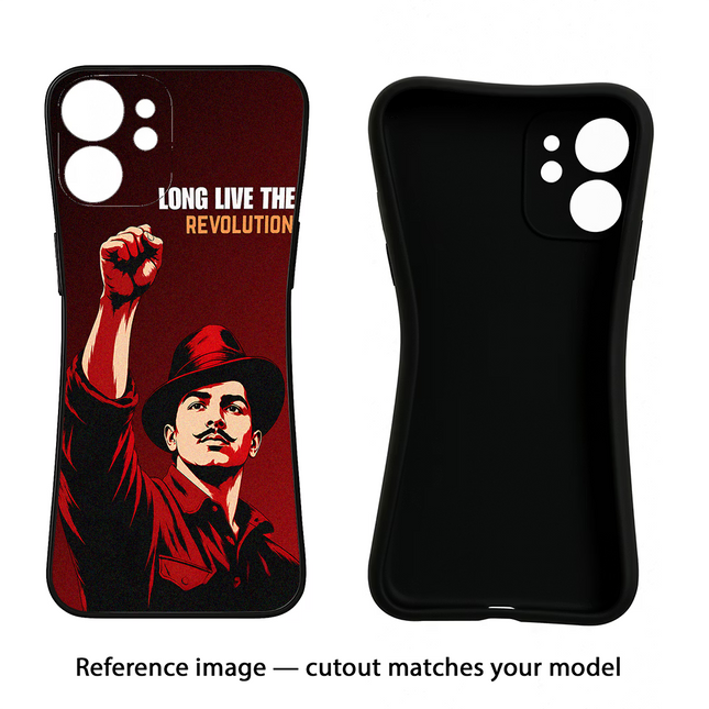 Bhagat Singh Revolution CMF by Nothing Phone 2 Pro Black Soft Case Back Cover by Casekaro