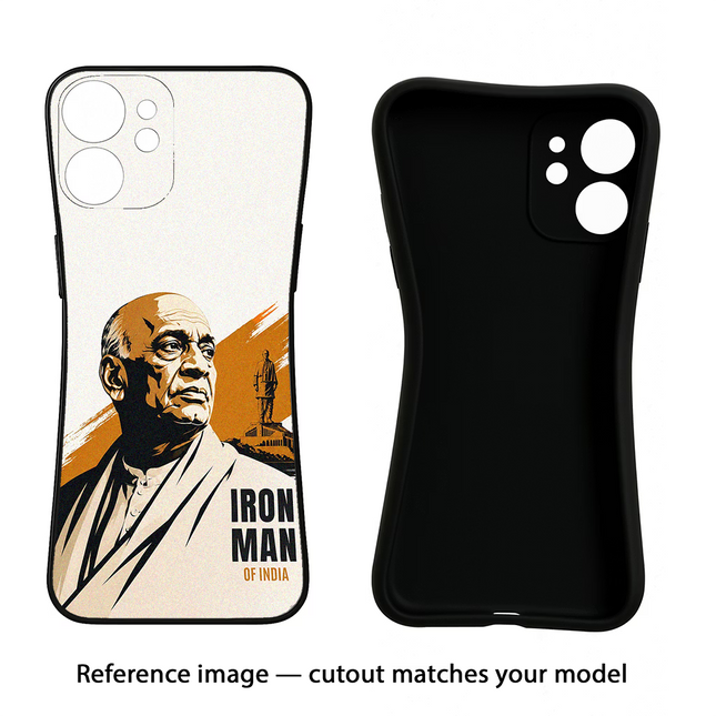 Sardar Patel Iron Will CMF by Nothing Phone 2 Pro Black Soft Case Back Cover by Casekaro