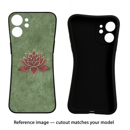 Lotus Grace Oppo Reno10 Pro+ 5G Black Soft Case Back Cover by Casekaro
