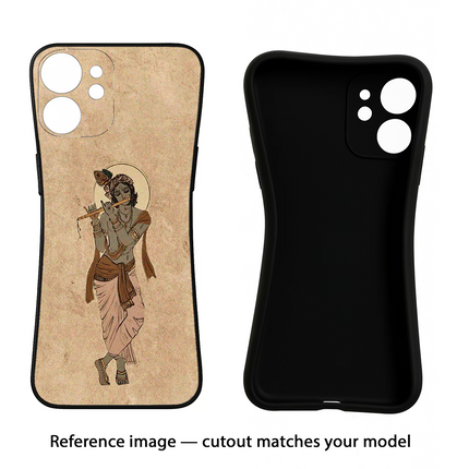 Krishna Samsung A13 4G Black Soft Case Back Cover by Casekaro