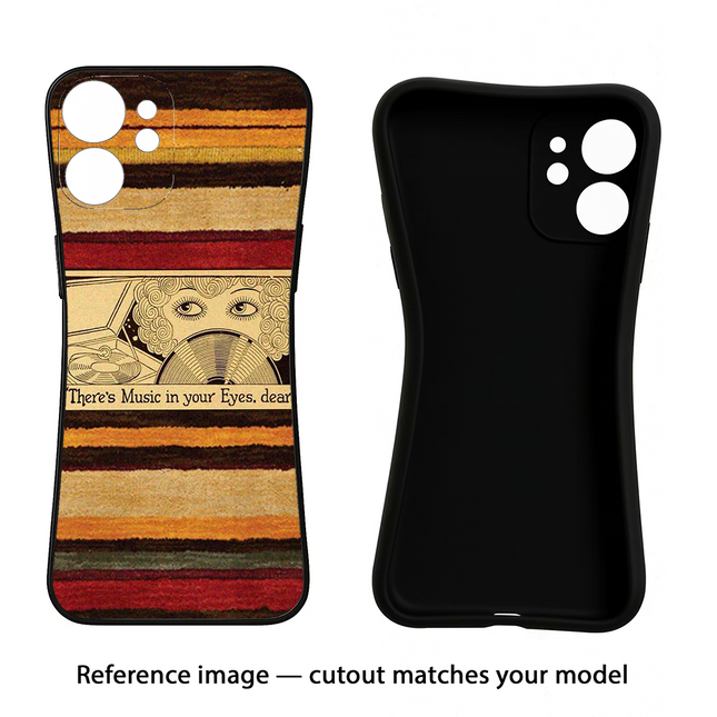 Vinyl Stripes Oppo A6x 5G Black Soft Case Back Cover by Casekaro
