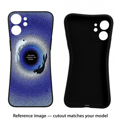 Dark Koi Vivo T2 Pro 5G Black Soft Case Back Cover by Casekaro