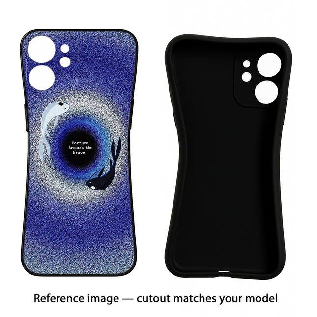 Dark Koi iQOO 13 5G Black Soft Case Back Cover by Casekaro