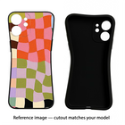 Wavy Grid IQOO Z6 Lite 5G Black Soft Case Back Cover by Casekaro