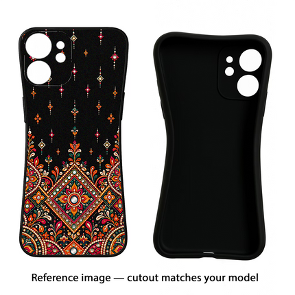Noir Mehfil Oppo F21 Pro 5G Black Soft Case Back Cover by Casekaro