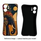 Royal Elephant OnePlus 11R Black Soft Case Back Cover by Casekaro