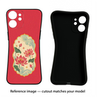 Pink Lotus iPhone 7 Plus Black Soft Case Back Cover by Casekaro