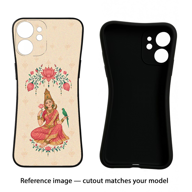 Goddess Lakshmi Realme GT 7 Pro Black Soft Case Back Cover by Casekaro